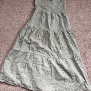 ABLE Tyler strappy maxi dress in sage green